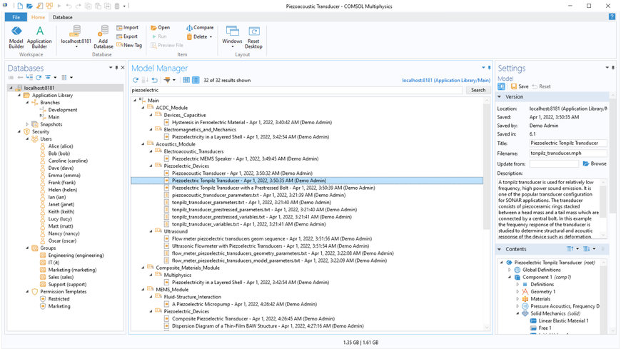 COMSOL vervollständigt Modellierungs- und Simulationsumgebung mit Model Manager Server